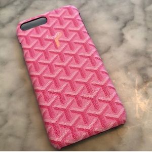 goyard leather phone case
